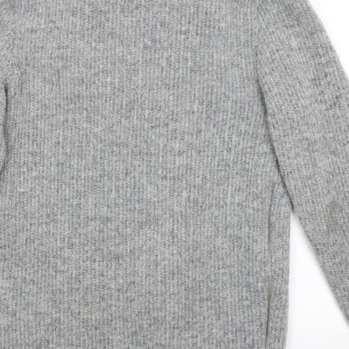 River Island Womens Grey   Wrap Jumper Size S