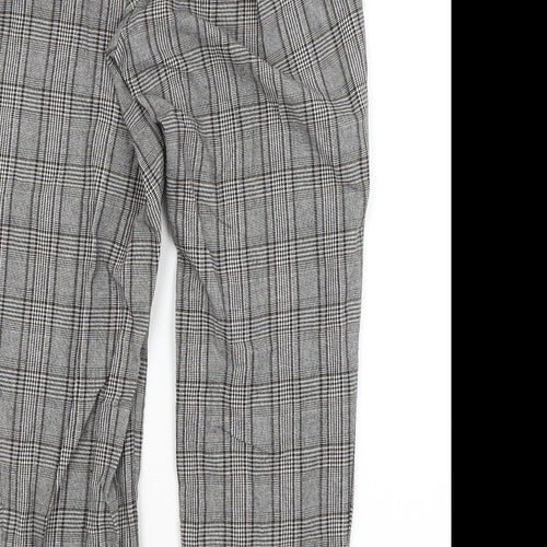 RT Womens Grey Plaid  Trousers  Size 6 L24 in