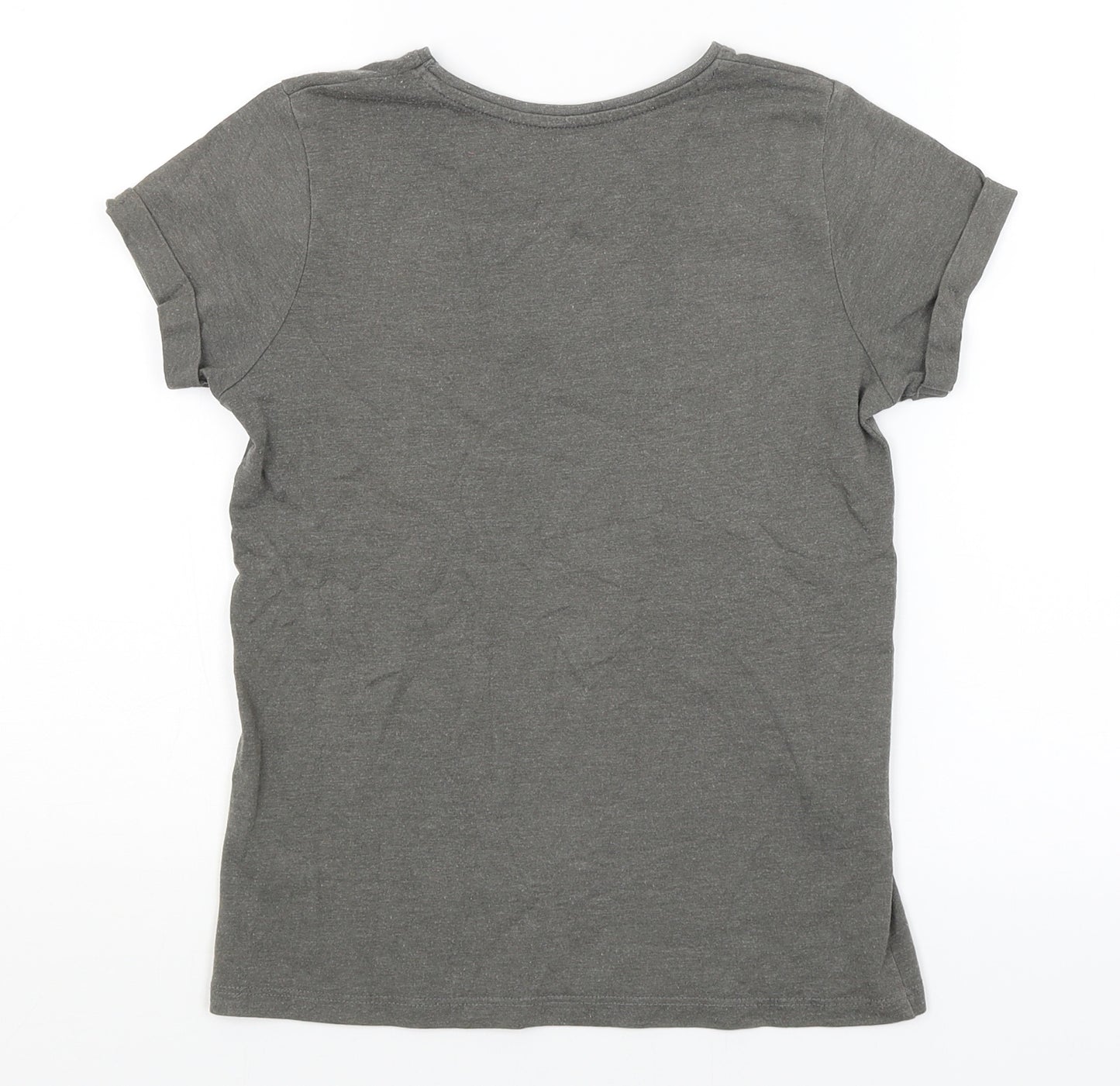 Primark Girls Green   Basic T-Shirt Size 9-10 Years