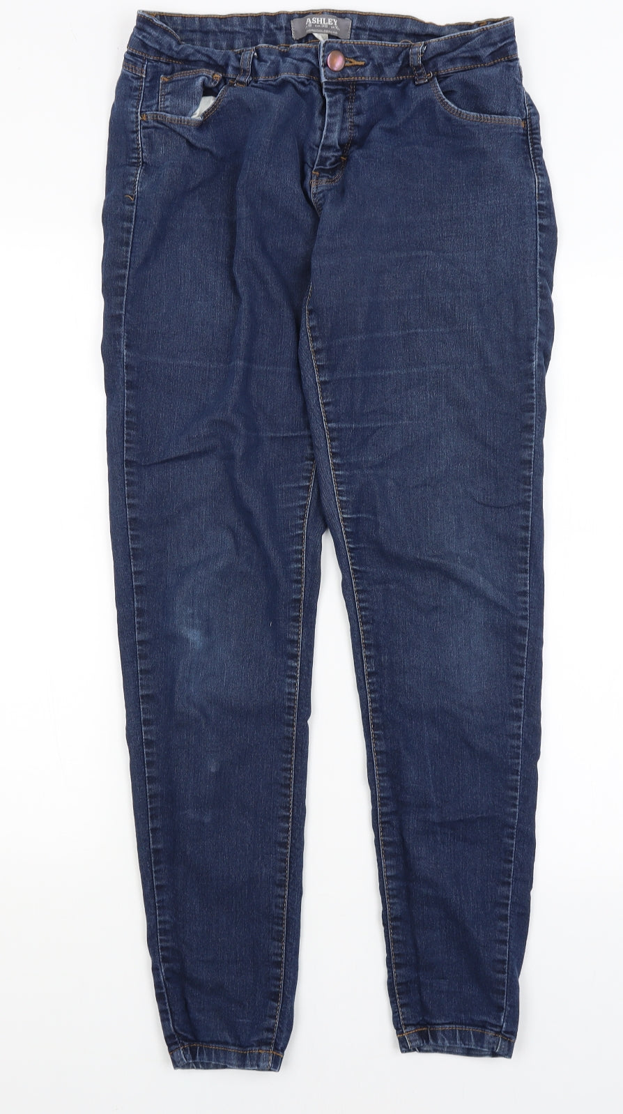 Dorothy Perkins Womens Blue   Skinny Jeans Size 10 L29 in
