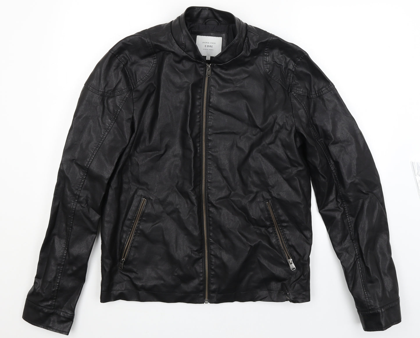 Jack Jones Mens Black   Jacket  Size L