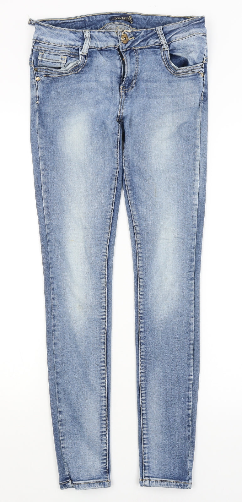 Toxic3 Womens Blue   Skinny Jeans Size 10 L29 in
