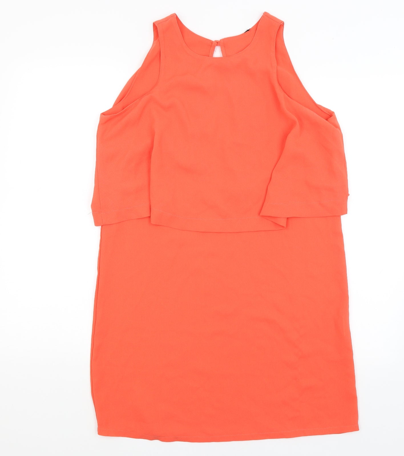 Preworn Womens Orange   Basic Blouse Size 10