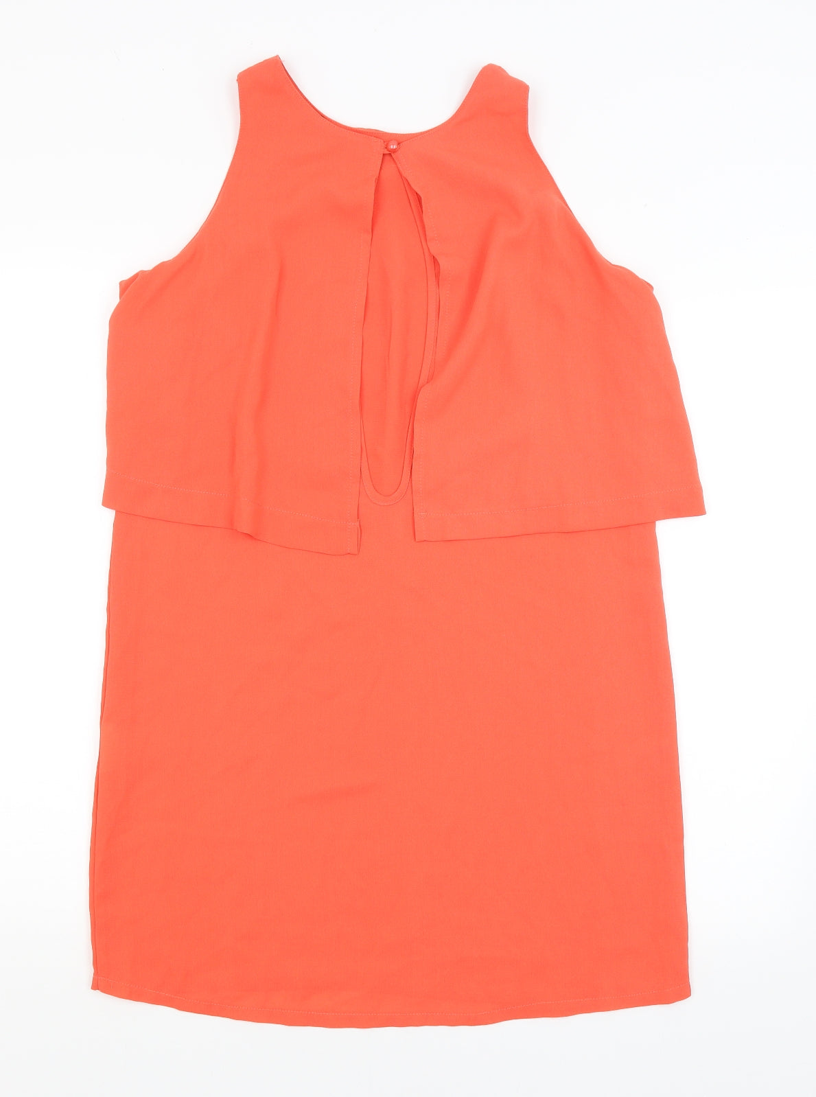 Preworn Womens Orange   Basic Blouse Size 10