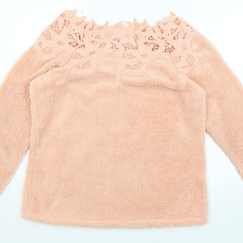 Preworn Womens Pink   Pullover Jumper Size L