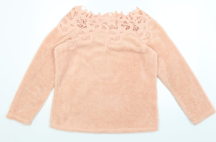 Preworn Womens Pink   Pullover Jumper Size L