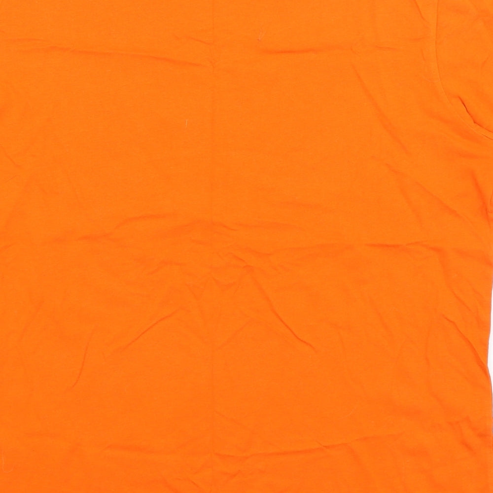 Primark Mens Orange    T-Shirt Size L  - Dragon Ball Z