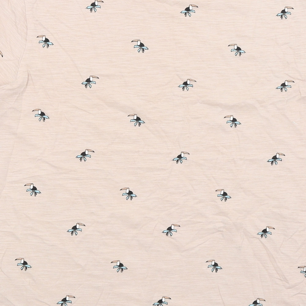 Primark Mens Pink    T-Shirt Size M  - Toucans