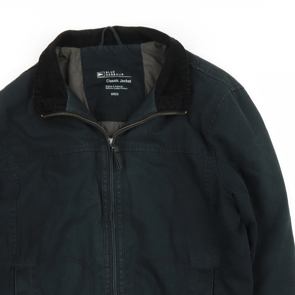 M&S Mens Green   Bomber Jacket Coat Size L