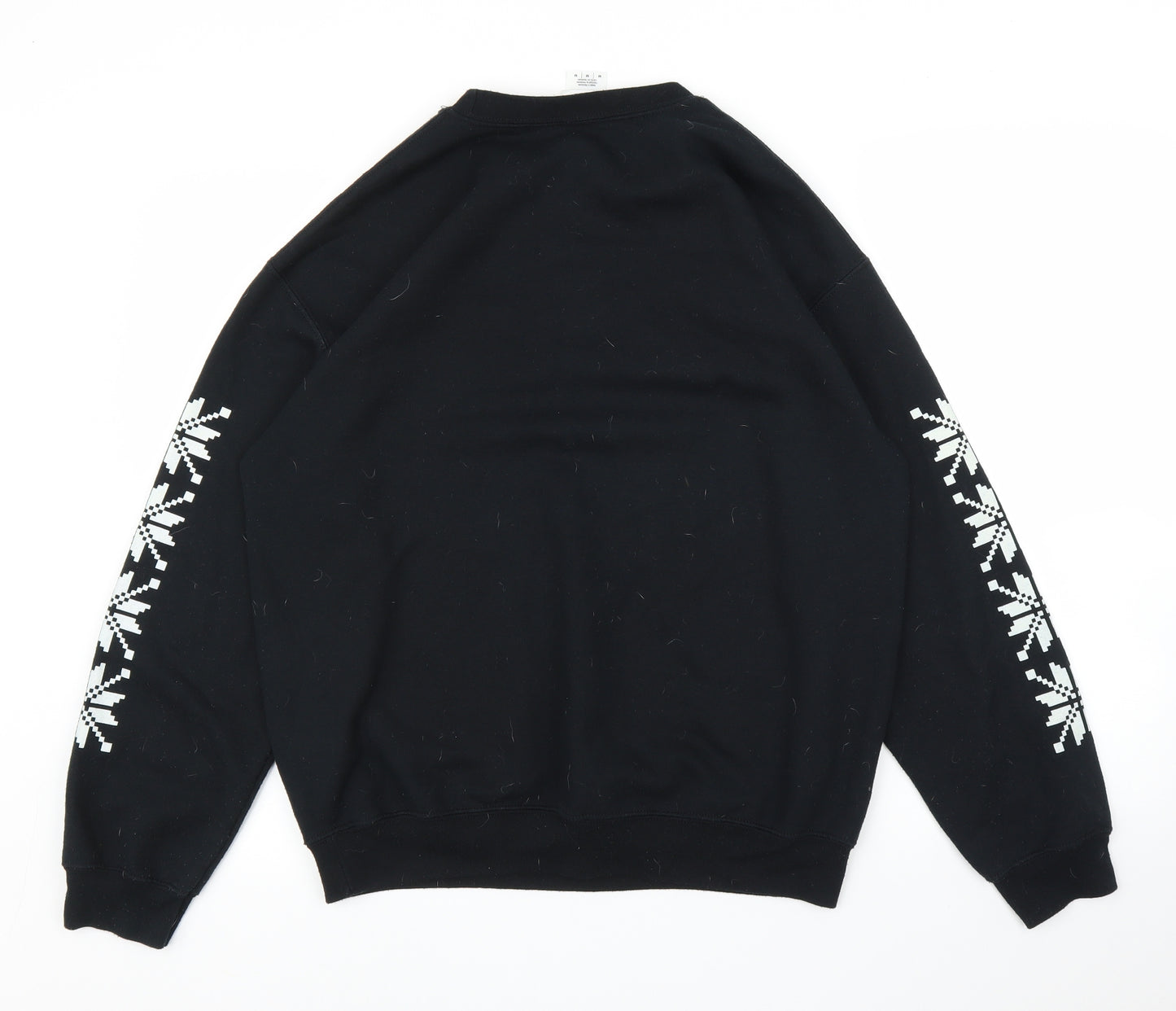 Gildan Mens Black   Pullover Jumper Size M  - Christmas