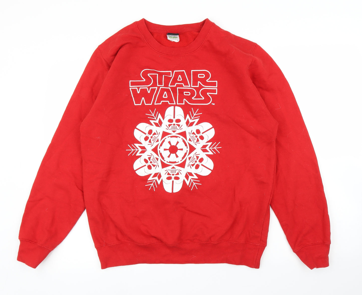 Star Wars Mens Red   Pullover Jumper Size M  - Christmas