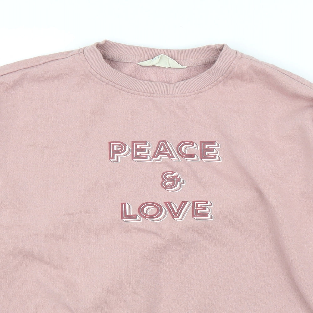 Primark Womens Pink   Pullover Jumper Size M
