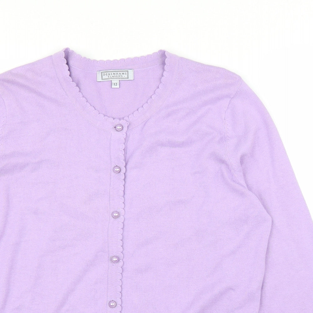Debenhams Womens Purple   Pullover Jumper Size 12