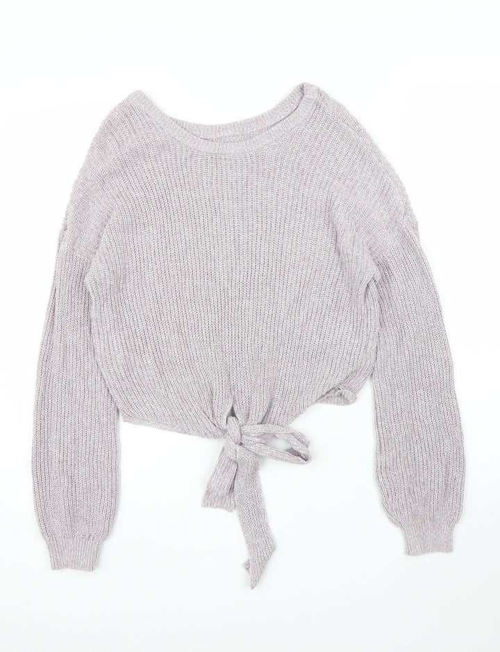 Hollister Womens Purple   Pullover Jumper Size S