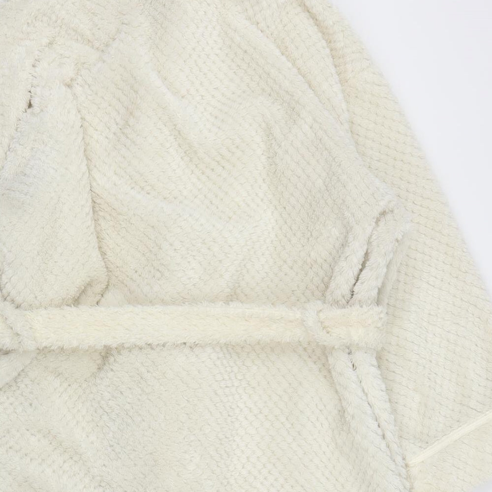 Sleep Lounge Womens Ivory Solid  Capri Robe Size 20