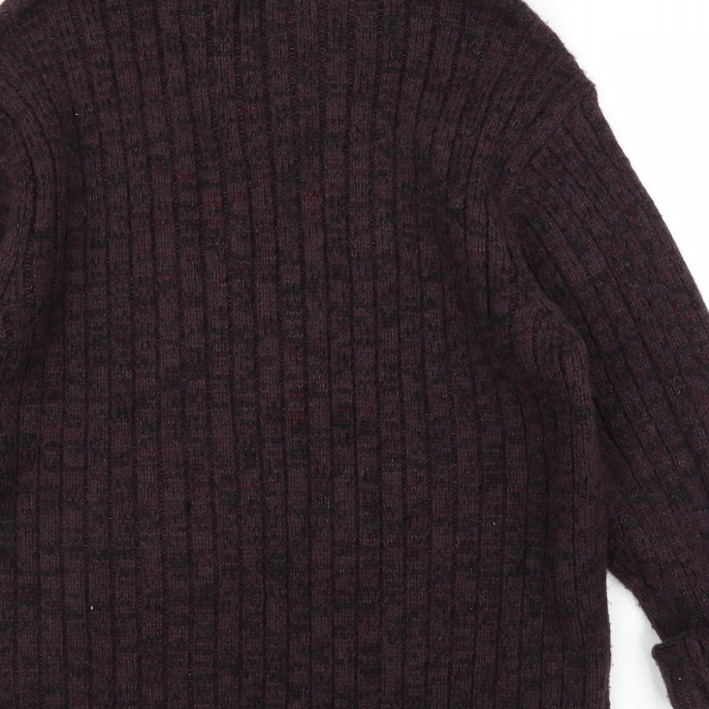M&S Mens Purple   Pullover Jumper Size XL