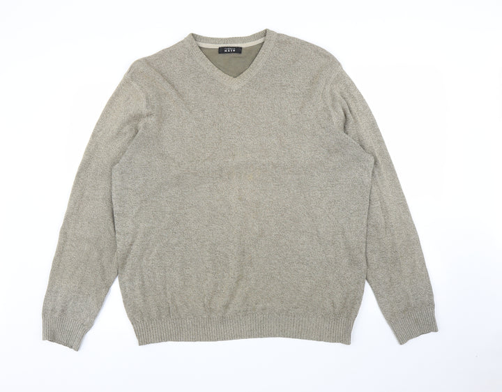 Debenhams Mens Green Pullover Jumper Size M