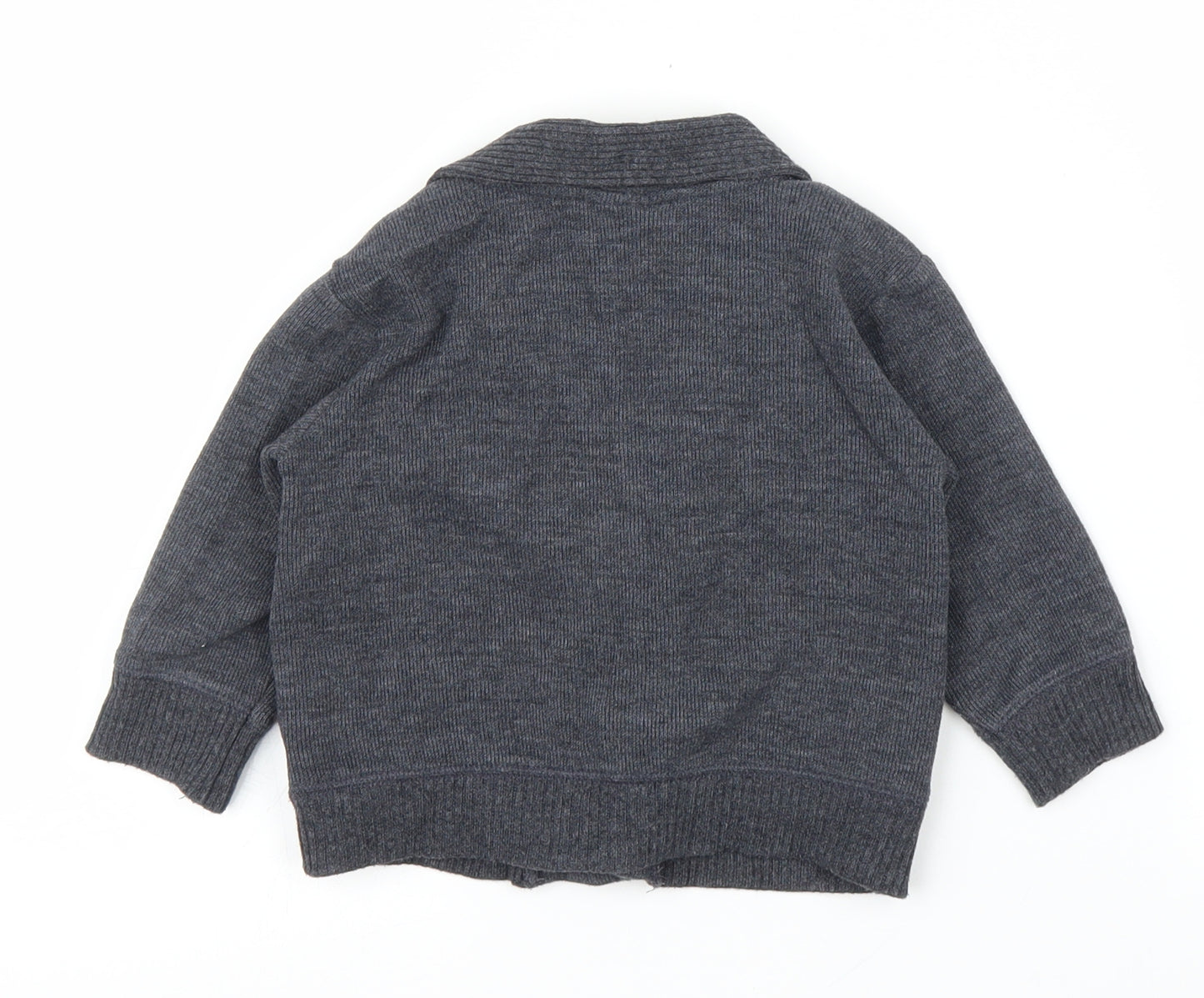 NEXT Boys Grey   Cardigan Jumper Size 9-12 Months