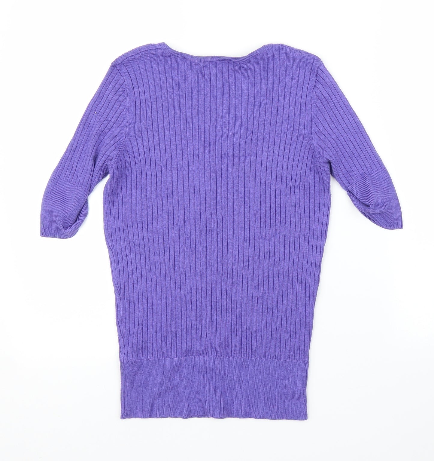 George Womens Purple   Basic Blouse Size 14