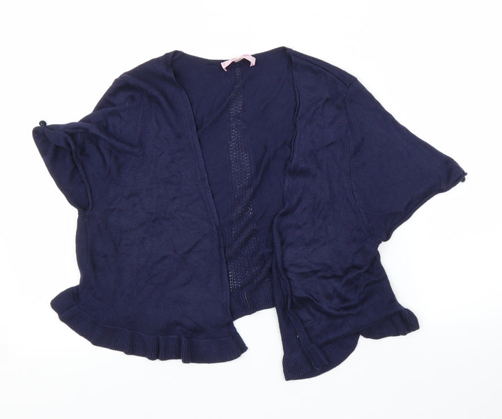 Per Una Womens Blue Cardigan Jumper Size 14