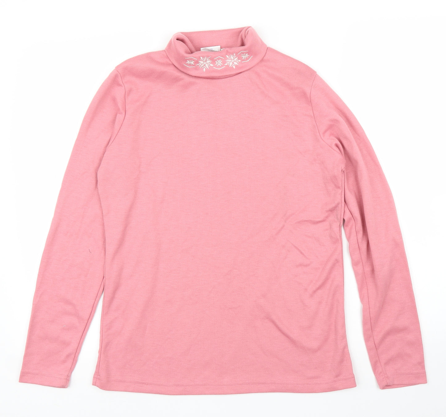 Afibel Womens Pink   Basic Blouse Size 14