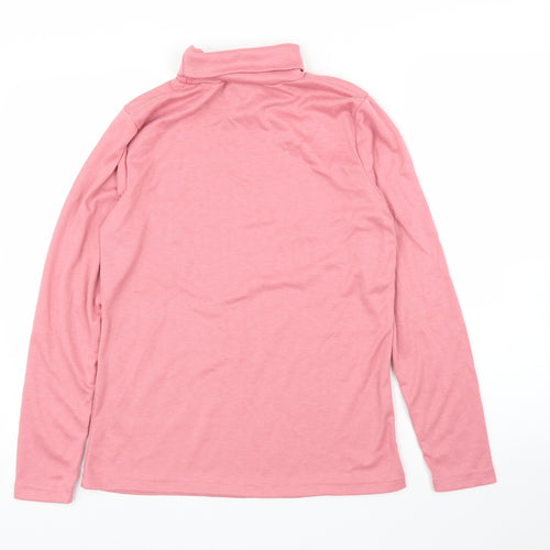 Afibel Womens Pink   Basic Blouse Size 14