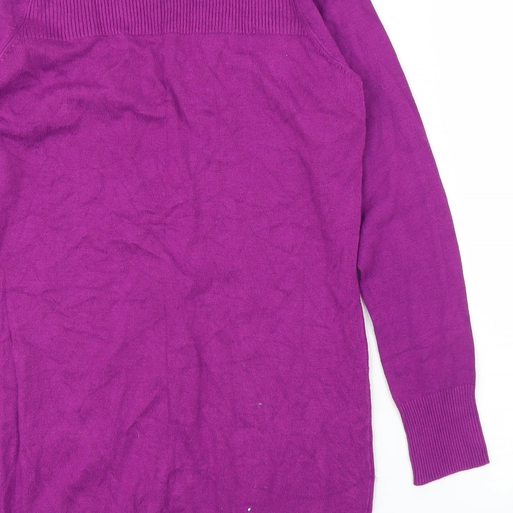 George Womens Purple   Cardigan Jumper Size 16