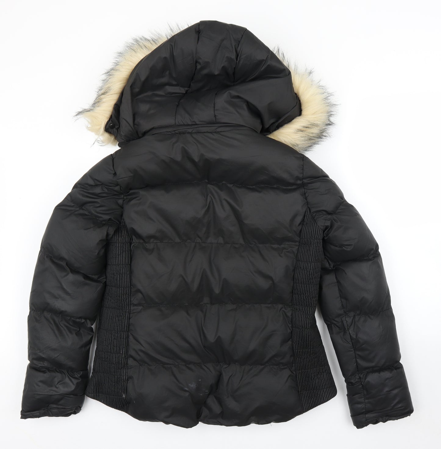 Quiz Womens Black   Puffer Jacket Coat Size 14