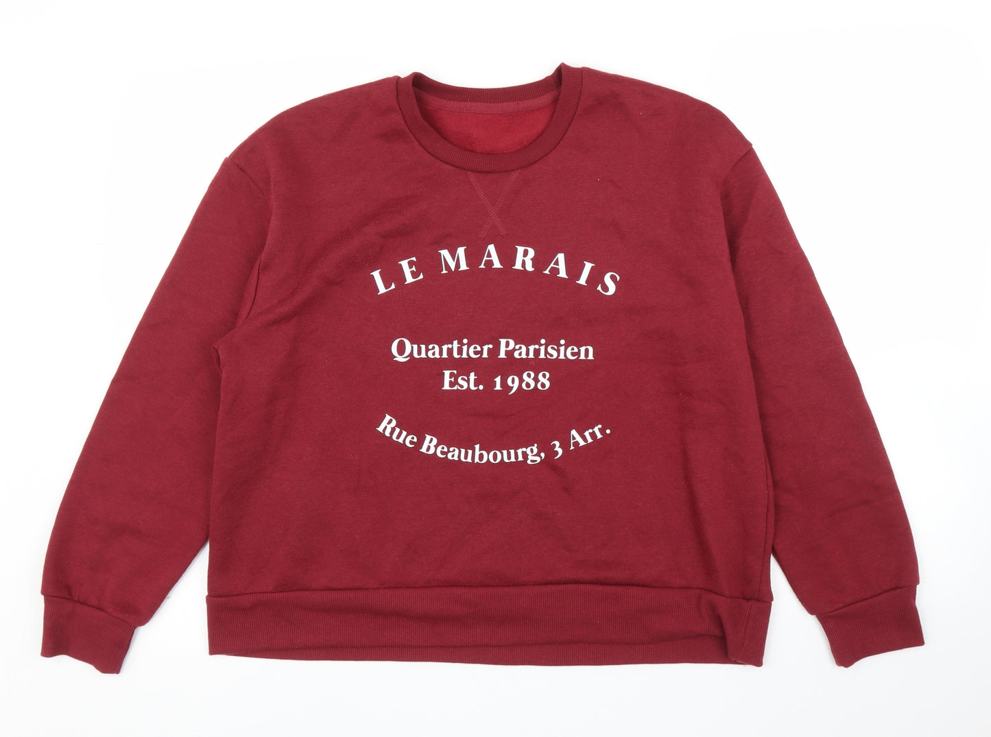 Preworn Mens Purple   Pullover Jumper Size L