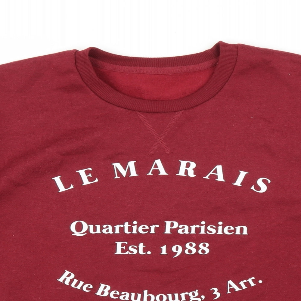 Preworn Mens Purple   Pullover Jumper Size L