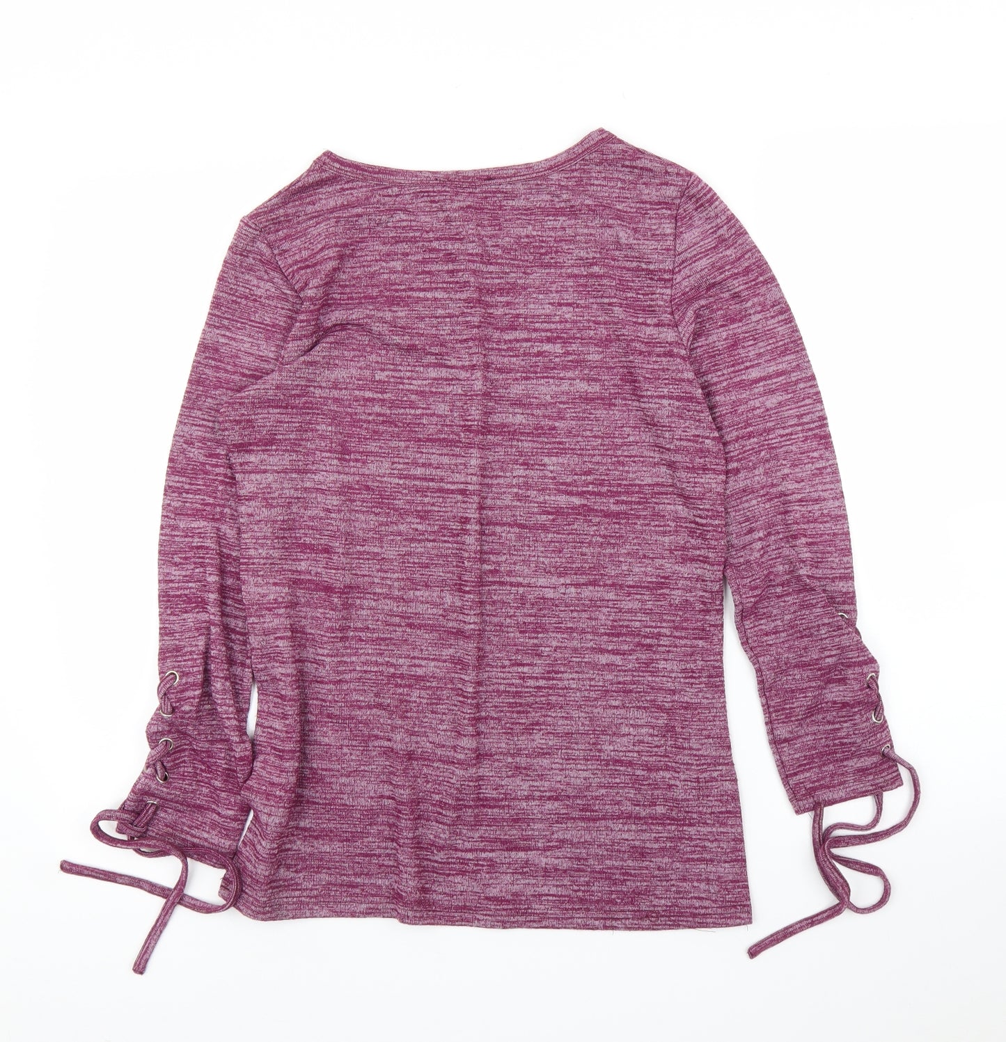 Klass Womens Purple   Basic Blouse Size S