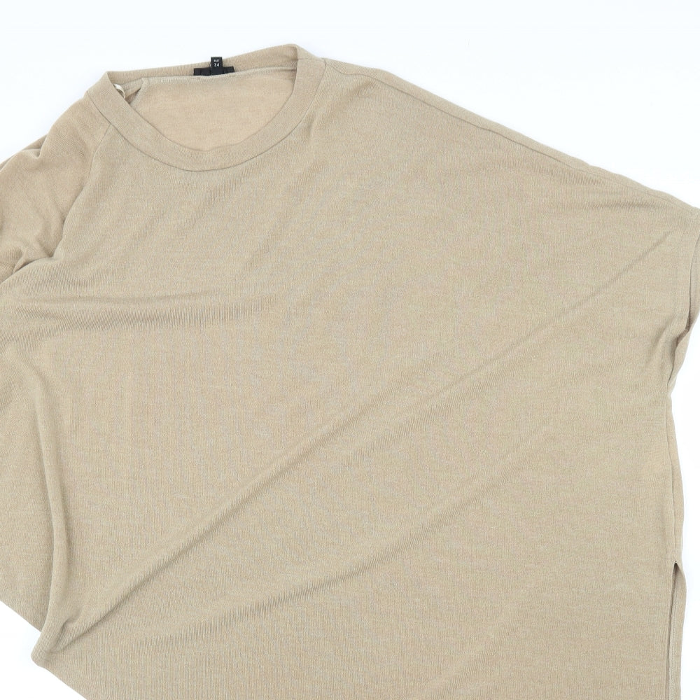 River Island Womens Beige   Basic Blouse Size 8