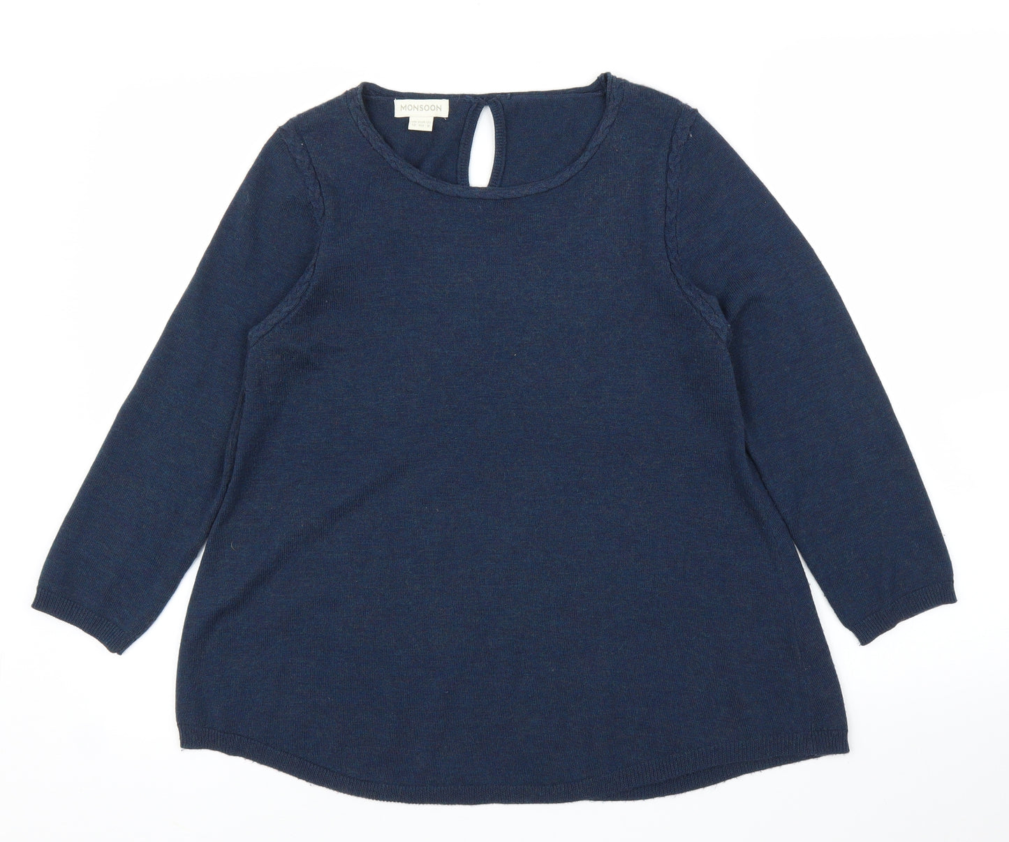 Monsoon Womens Blue   Basic Blouse Size 12