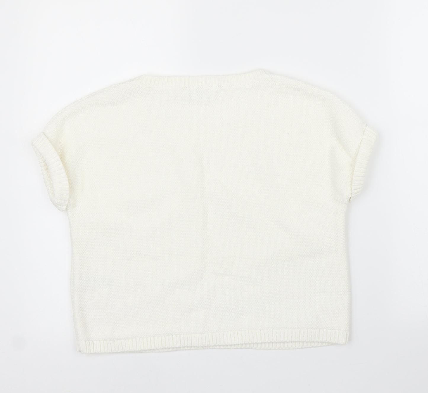 Miss Selfridge Womens White   Pullover Jumper Size 6