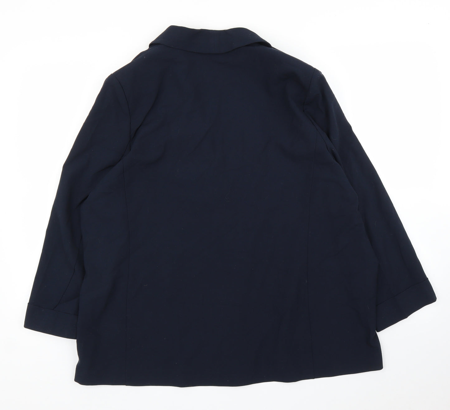 M&S Womens Blue   Cardigan Jumper Size 18  - Jacket