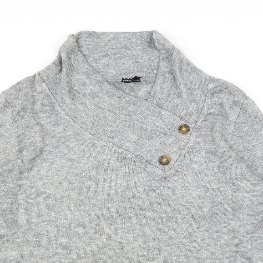 Izabel Womens Grey   Pullover Jumper Size 16