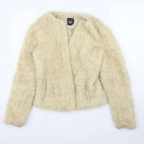 New Look Girls Ivory   Overcoat Coatigan Size 14 Years