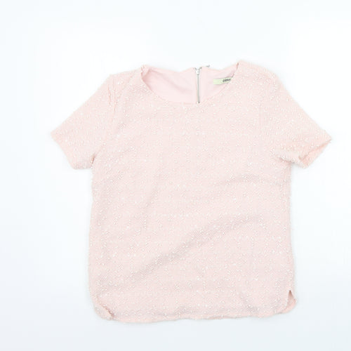 Oasis Womens Pink   Basic T-Shirt Size S