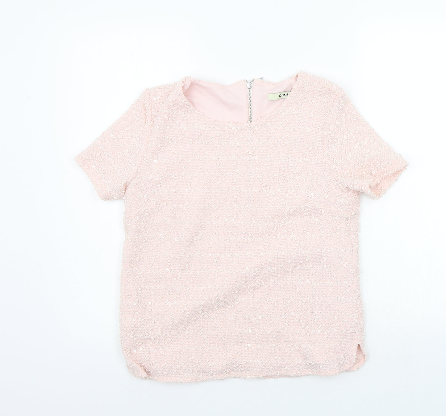 Oasis Womens Pink   Basic T-Shirt Size S
