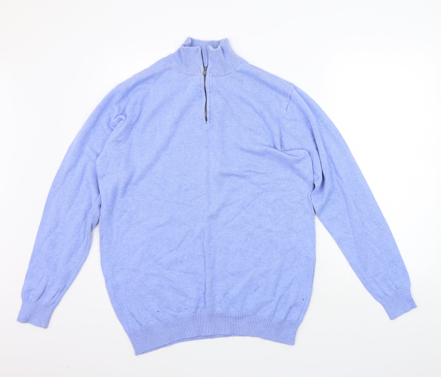 Cotton Traders Mens Blue   Pullover Jumper Size L
