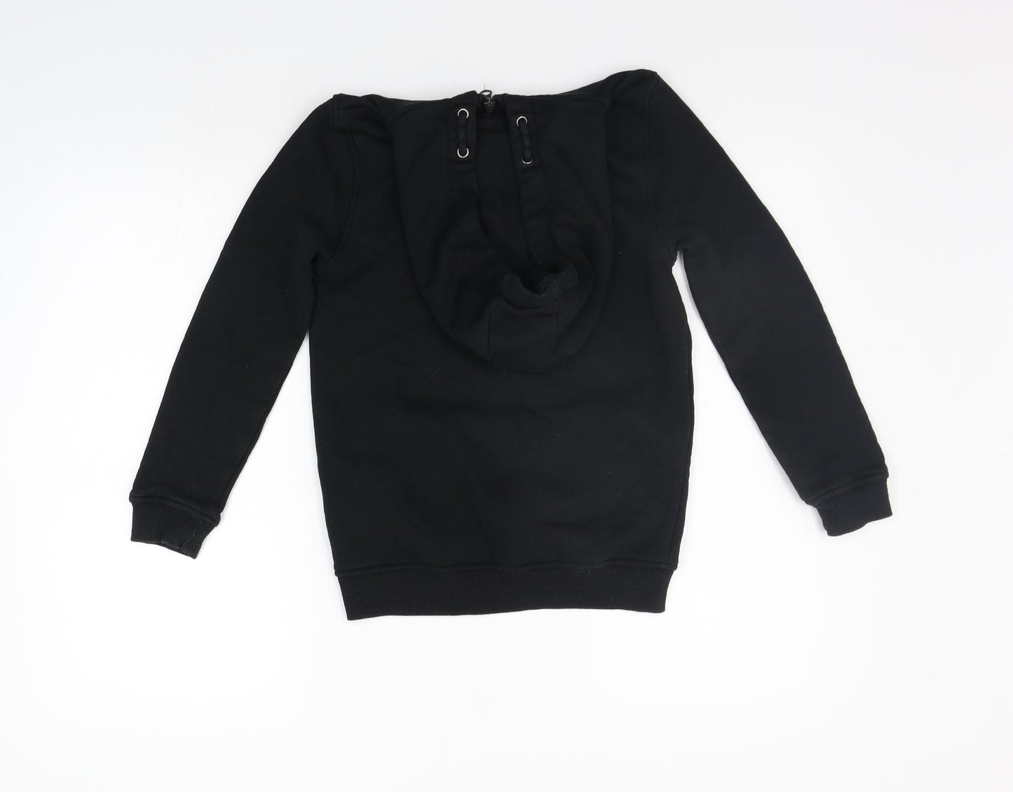 Primark Girls Black   Full Zip Jumper Size 10-11 Years