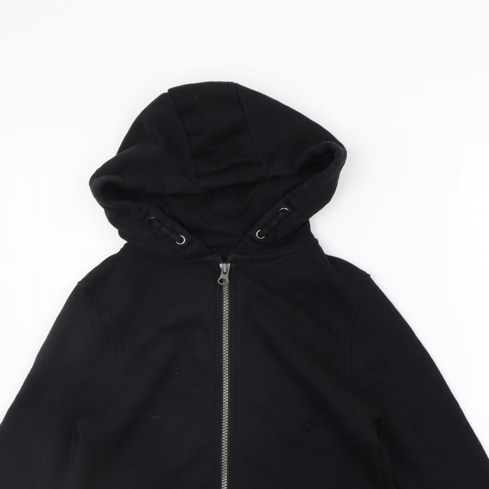 Primark Girls Black   Full Zip Jumper Size 10-11 Years