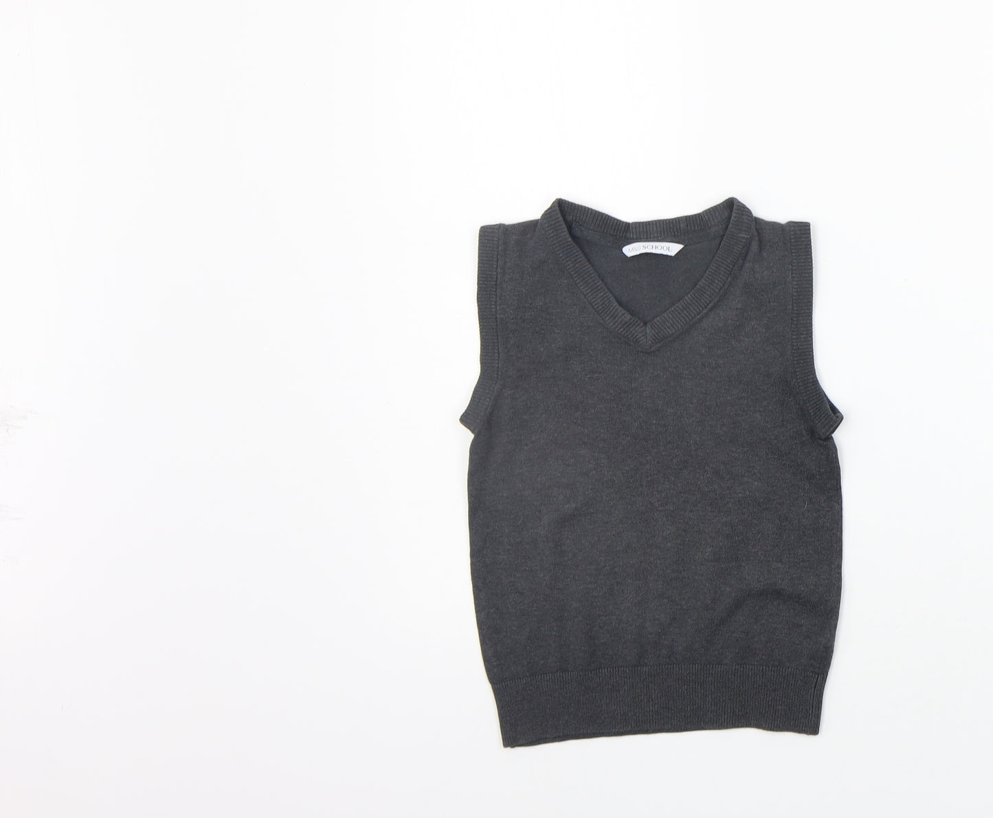 Marks and Spencer Boys Grey   Pullover Jumper Size 4-5 Years