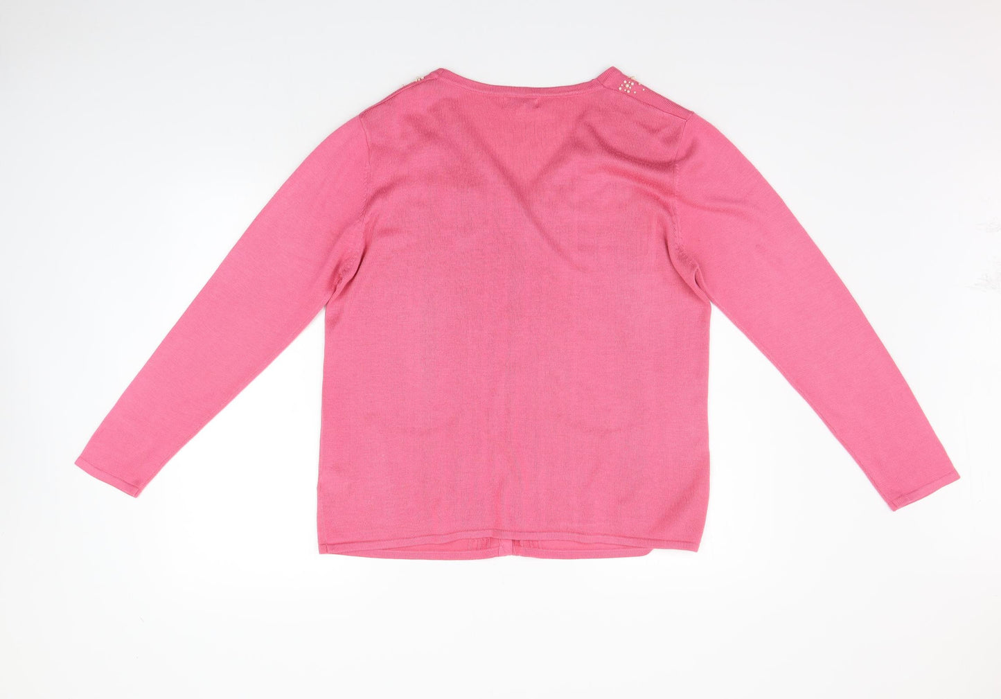 Fay Louise Womens Pink   Cardigan Jumper Size L