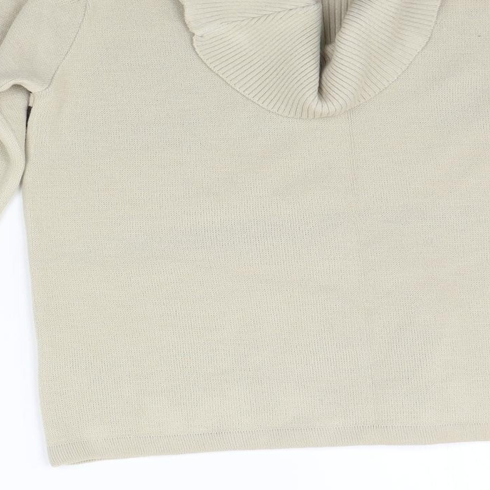 Pure & natural Womens Beige   Pullover Jumper Size M