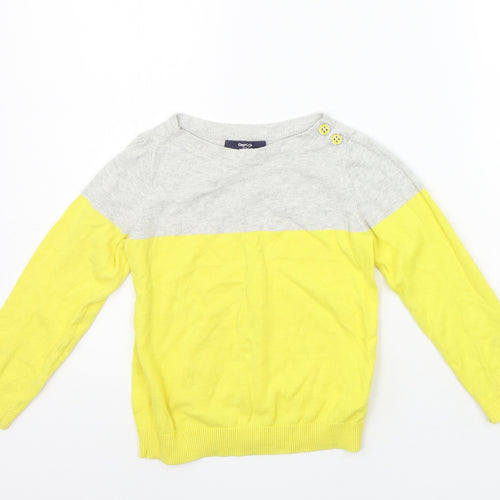 Gap Boys Yellow   Pullover Jumper Size XS