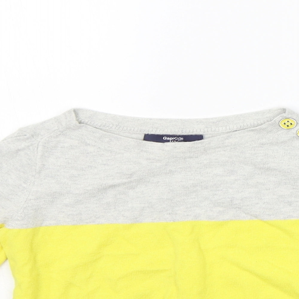 Gap Boys Yellow   Pullover Jumper Size XS