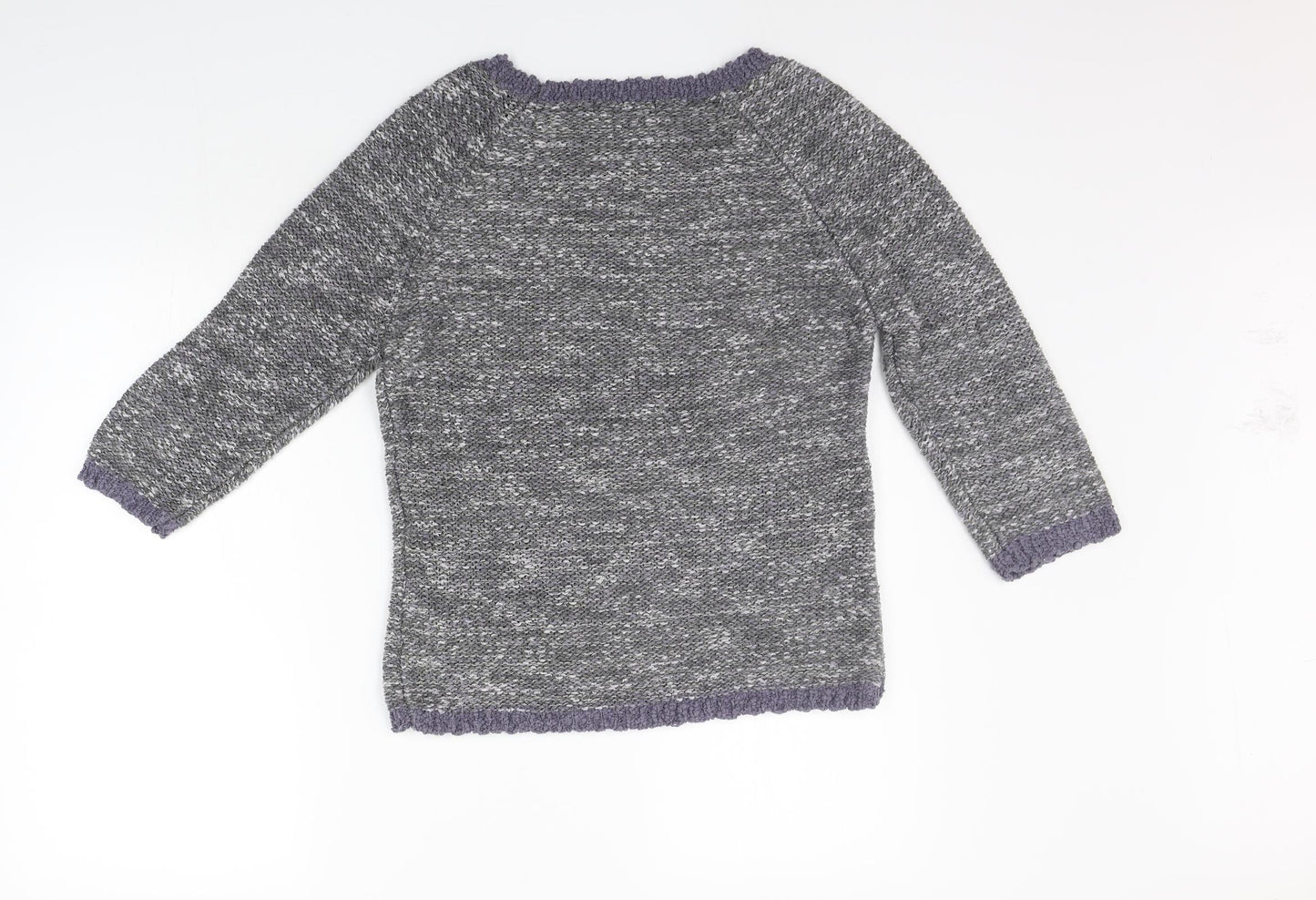 DAVID EMANUEL Womens Grey   Pullover Jumper Size S