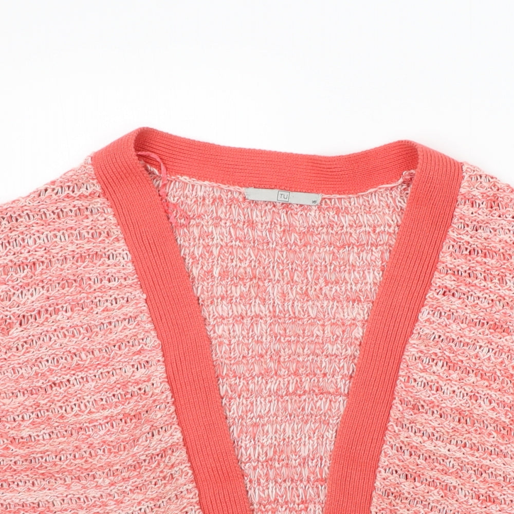 TU Womens Orange   Cardigan Jumper Size 16