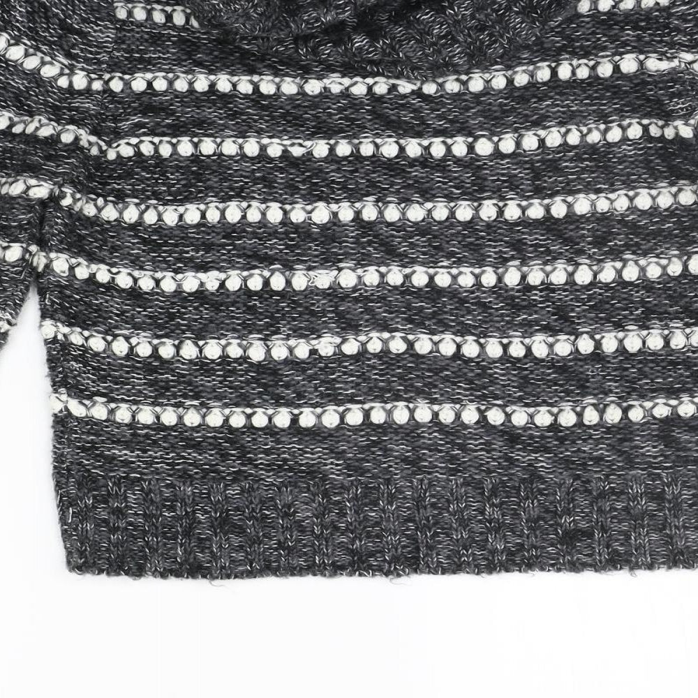 Brave Soul Womens Grey   Pullover Jumper Size L